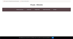 Desktop Screenshot of dittrich-physiotherapie.de