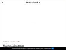 Tablet Screenshot of dittrich-physiotherapie.de